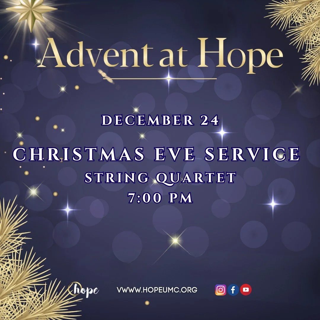 Advent Services at Hope United Methodist Church