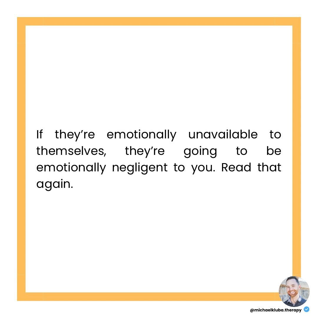 🌾If they&rsquo;re avoiding their own emotions, they&rsquo;re likely going to neglect yours.

#emotions #emotional #neglect #avoidantattachment #relationships #attachment #attachmentstyles #attachmenttheory #trauma #relationaltrauma #traumahealing #t