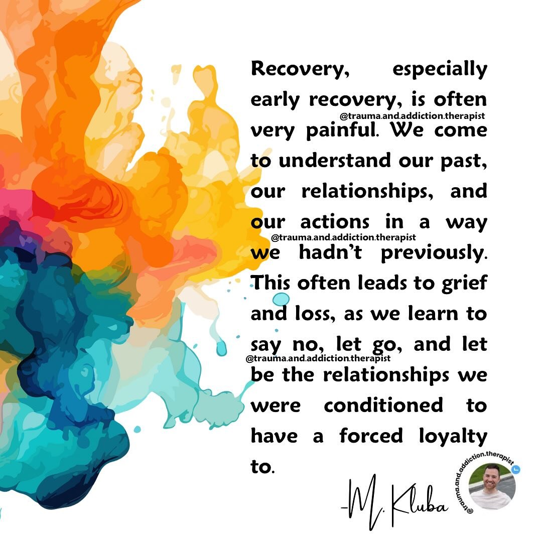 🌱Early recovery is often painful.

#grief #recovery #addiction #family #mentalillness #relationships #pain #therapy #traumahealing #healing #britishcolumbia #alberta #saskatchewan #newfoundland