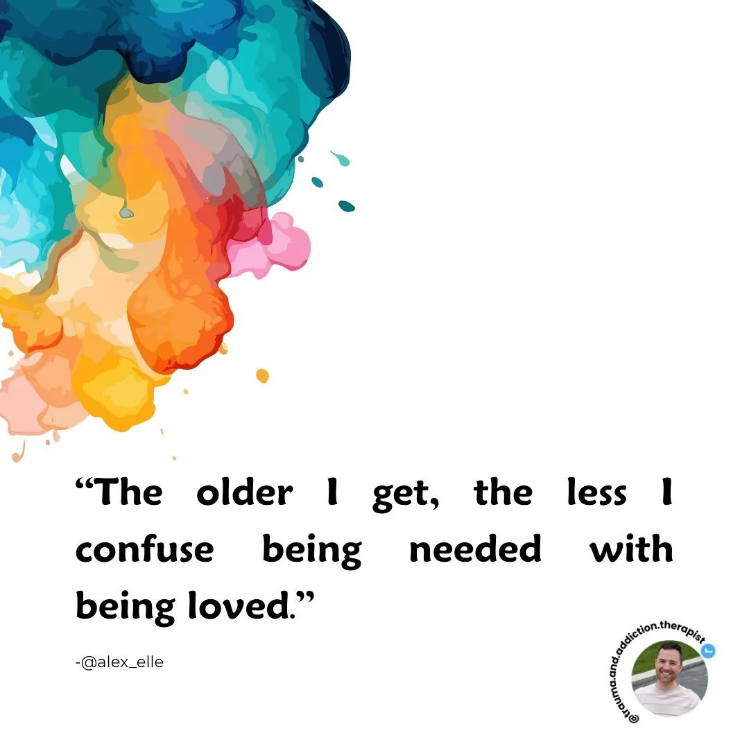 🍂Being needed and being loved are not synonymous. 

🍁Remember, reciprocal relationships encourage you to lean on them sometimes too.

🍂Relationships are not a one-way street.

🍁Consistent interdependence is key.

🍂Frequent one-sided road constru