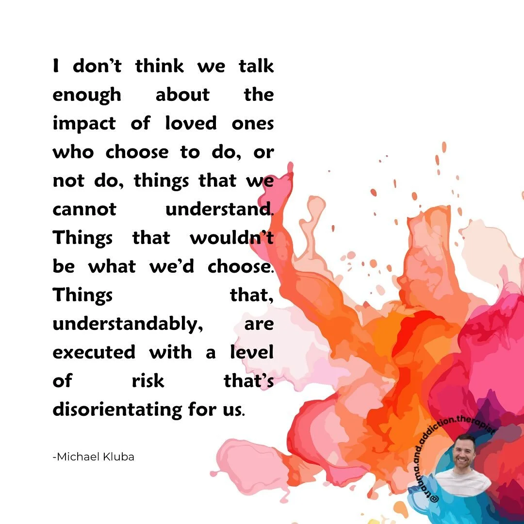 🍁Like many things in life, there is variability in what and how individuals define risk. People have the autonomy to live at, what we may identify as, a level of risk that should be avoided. This does not mean our loved ones would agree. It does not