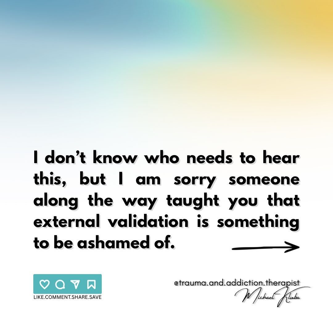 🌱You are not broken, needy, or clingy for requiring validation from time to time.

🌱When we adapt by choosing people as the post describes, we learn to shut down a part of ourselves to preserve the other person&rsquo;s autonomy. 

🌱In this attempt