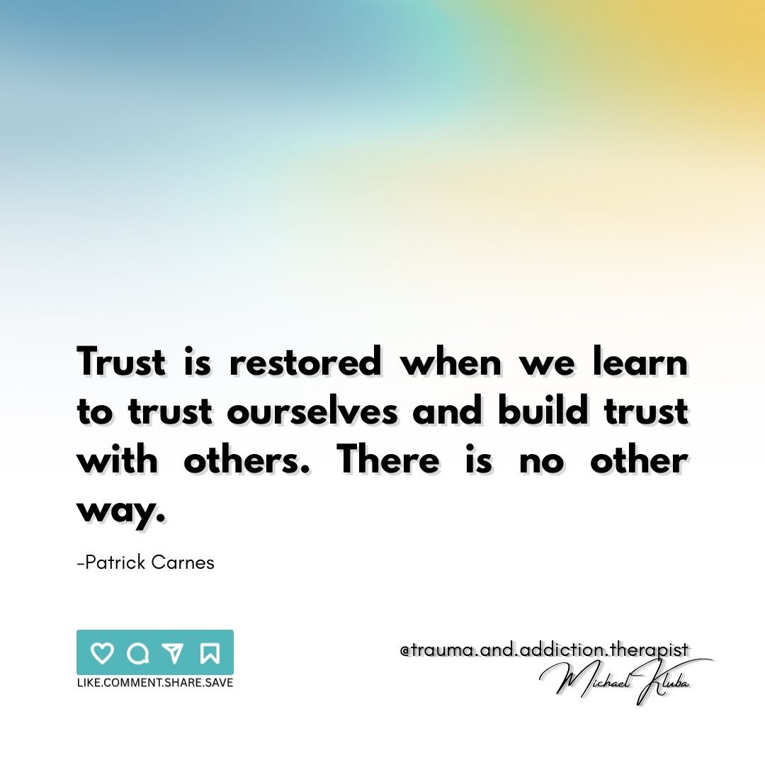 🔸When we&rsquo;ve experienced betrayal, in one way or another, it&rsquo;s common to lose trust in, not only the other, but ourselves too.

#trust #betrayal #relationships #safety #traumahealing