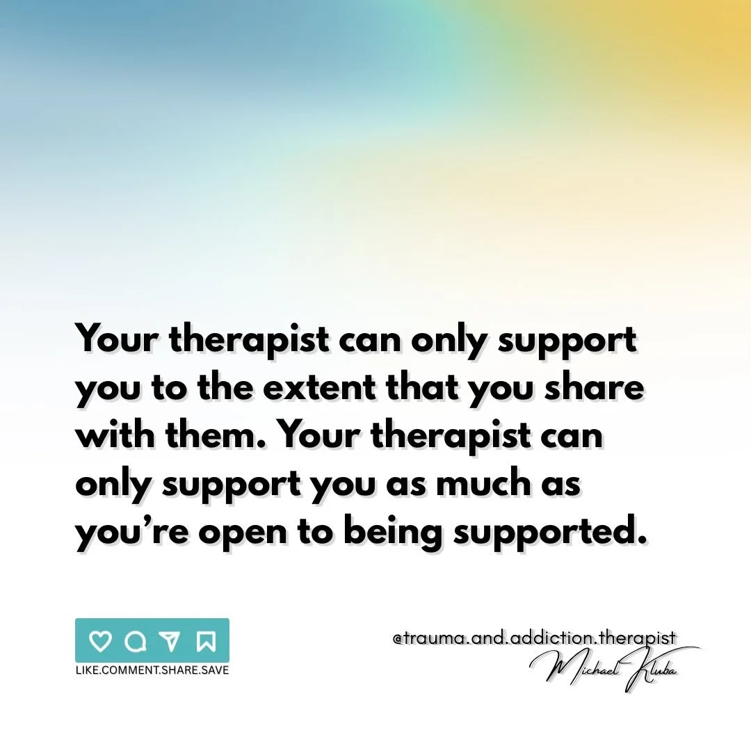🔸Your therapist only knows as much as you tell them.

#therapist #psychotherapy #support #honesty #mentalhealth
