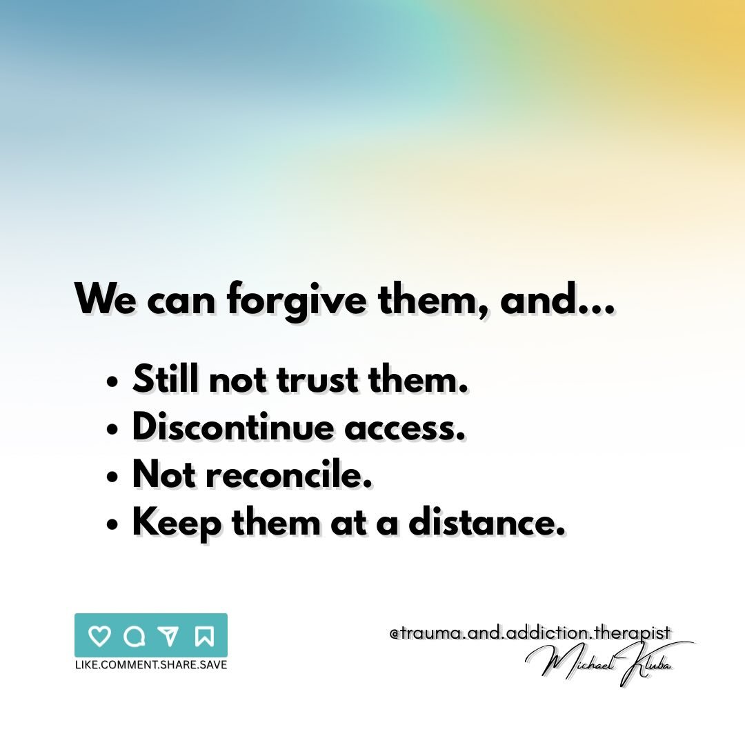 🔸Forgiveness is not always an indication that reconciliation is desired.

#forgiveness #reconciliation #betrayal #relationships #boundaries