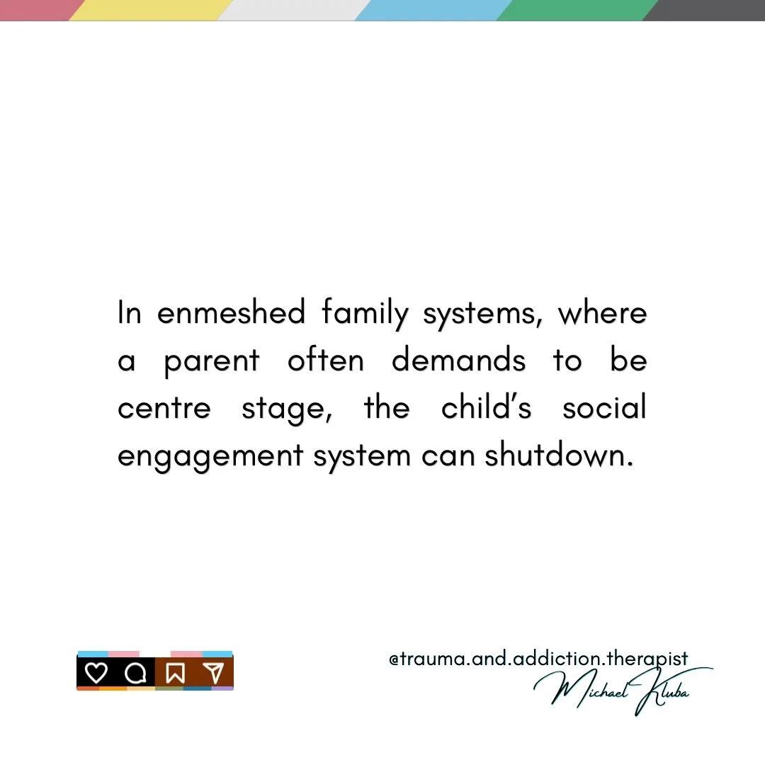 🌻Our social engagement system is a neurobiological network that uses facial expressions, eye contact, and voice intonation to feel safe, calm, and connected within interpersonal relationships. 

🌲In the context of parent-child relationships, childr