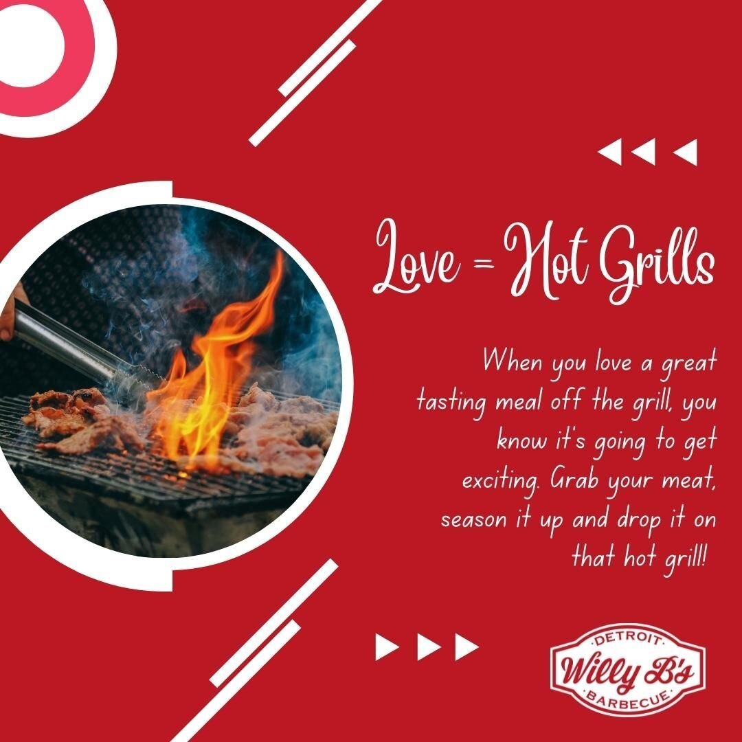 Love is in the air.. oh wait.. That could also been the scent of happiness for many.. Grilling!