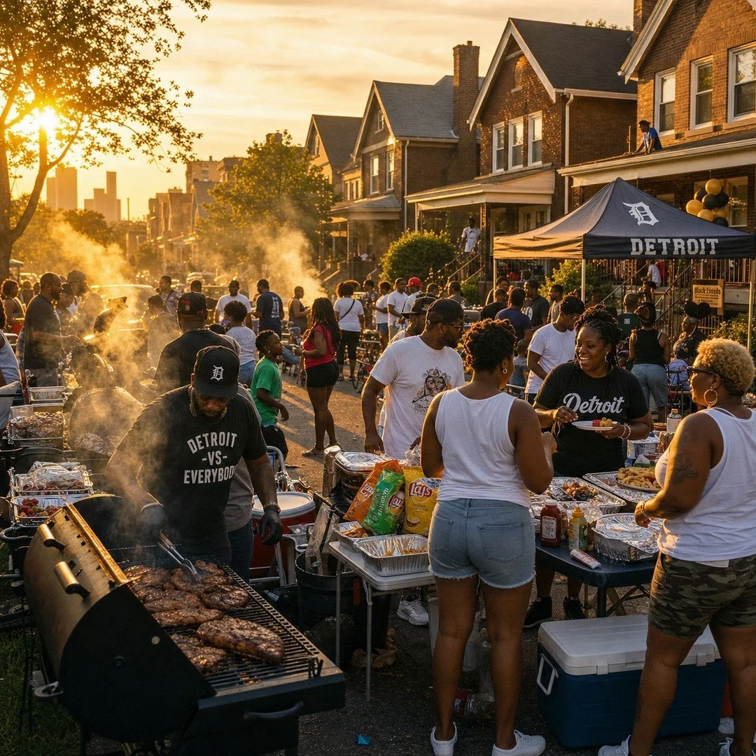 Detroit doesn't just make cars.

Detroit makes smoke.

This city has a cookout culture that doesn't get talked about enough outside the mitten. Every neighborhood has that one house. You know the one. The grill is on by noon. The smoke is visible fro