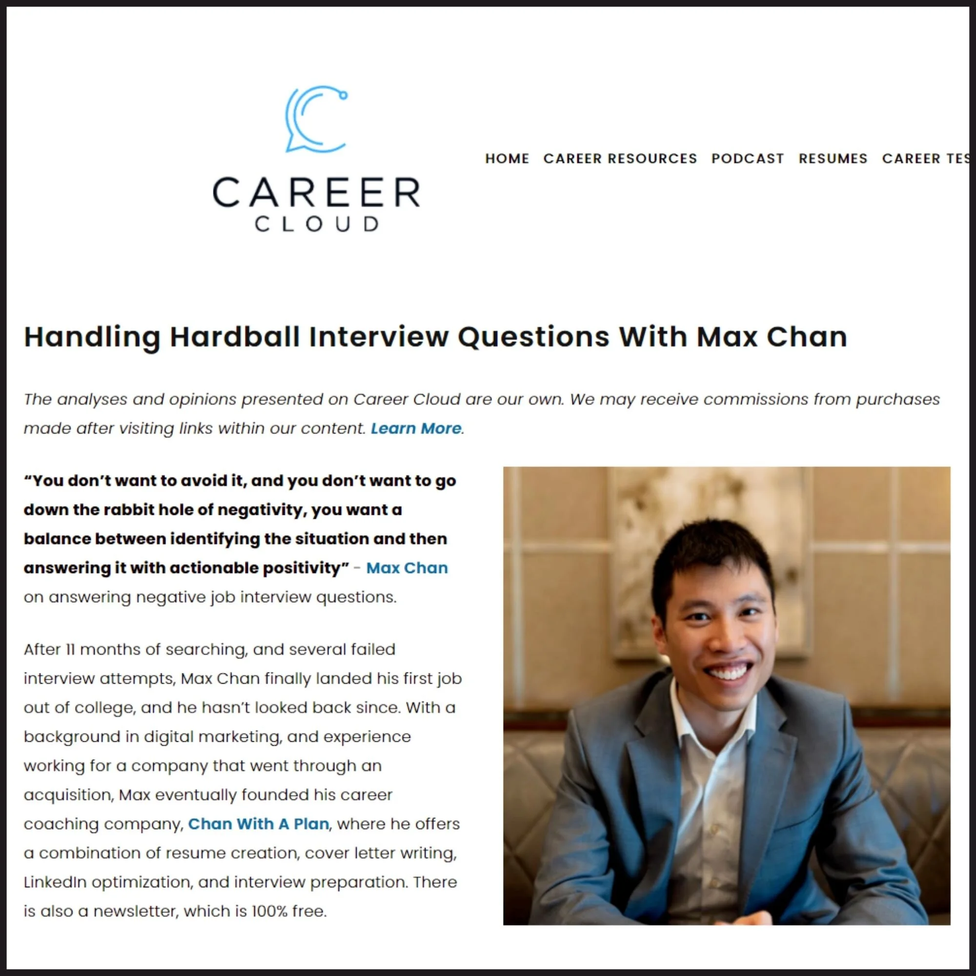 CareerCloud: Handling Hardball Interview Questions