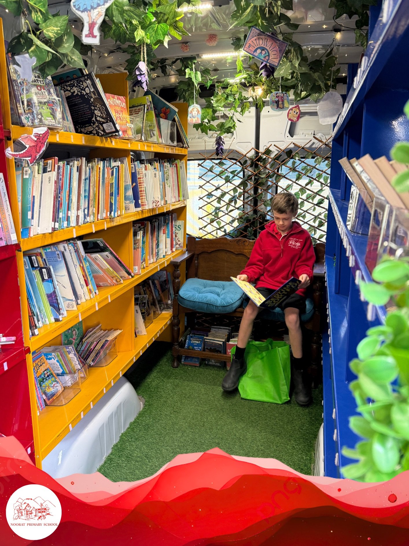 𝑀𝒜𝑅𝒞 𝒱𝒶𝓃

~ Books on wheels, magic on every page ~

Our Mobile Library brings incredible books to our lucky students every Thursday. Covering all genres with the classics &amp; latest reads, we love the passion Mrs Jane brings!

#NotableNoorat