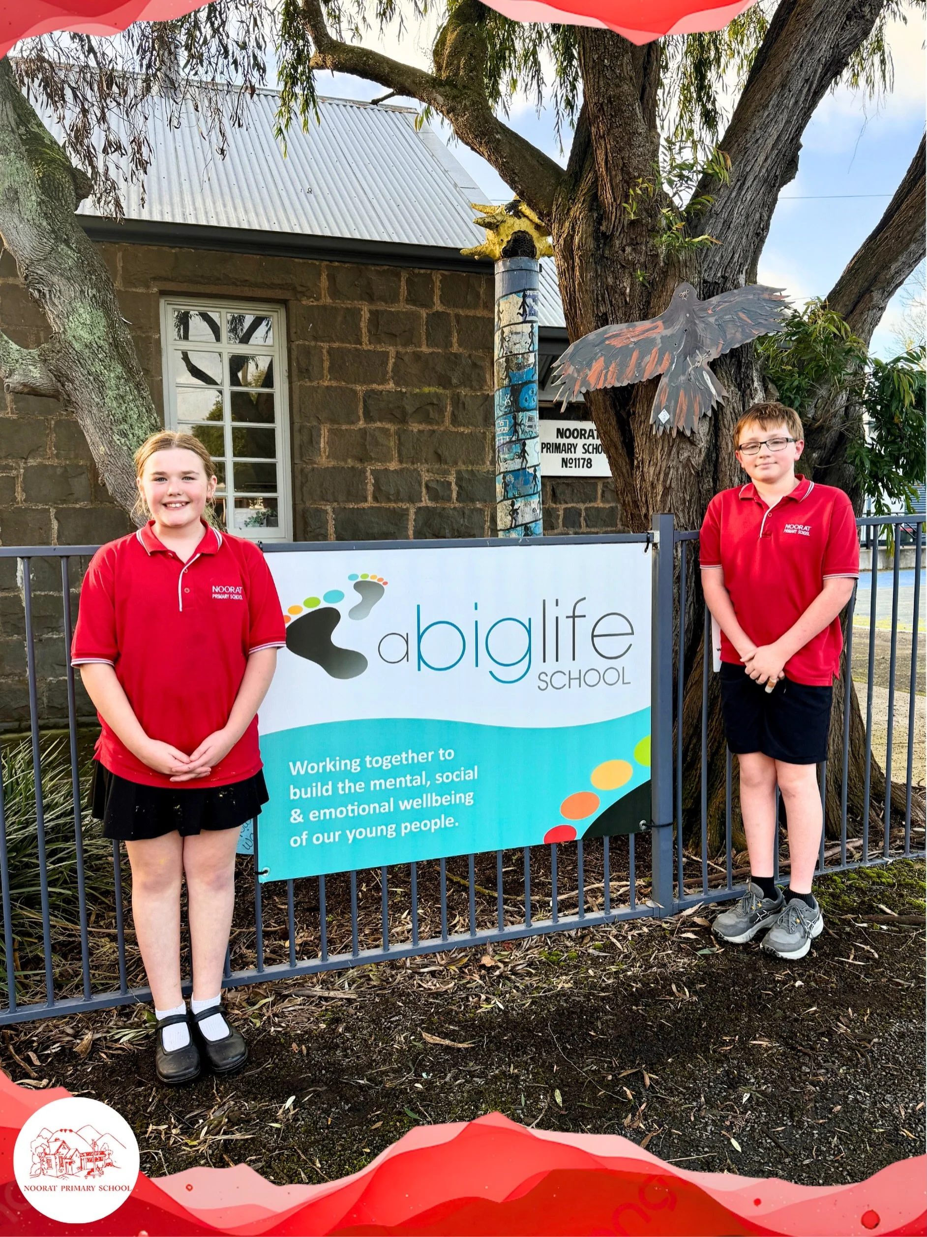 ~ 𝓐 𝓑𝓲𝓰 𝓛𝓲𝓯𝓮 ~

Noorat staff are strong believers in teaching, caring for and developing the 𝓌𝒽𝑜𝓁𝑒 child. That means prioritising the mental health and wellbeing alongside teaching and learning. 

A Big Life is a program created locally 