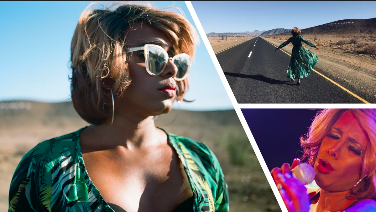 Drag performer Nathan Kennedy in “The Men Who Speak Gayle”.