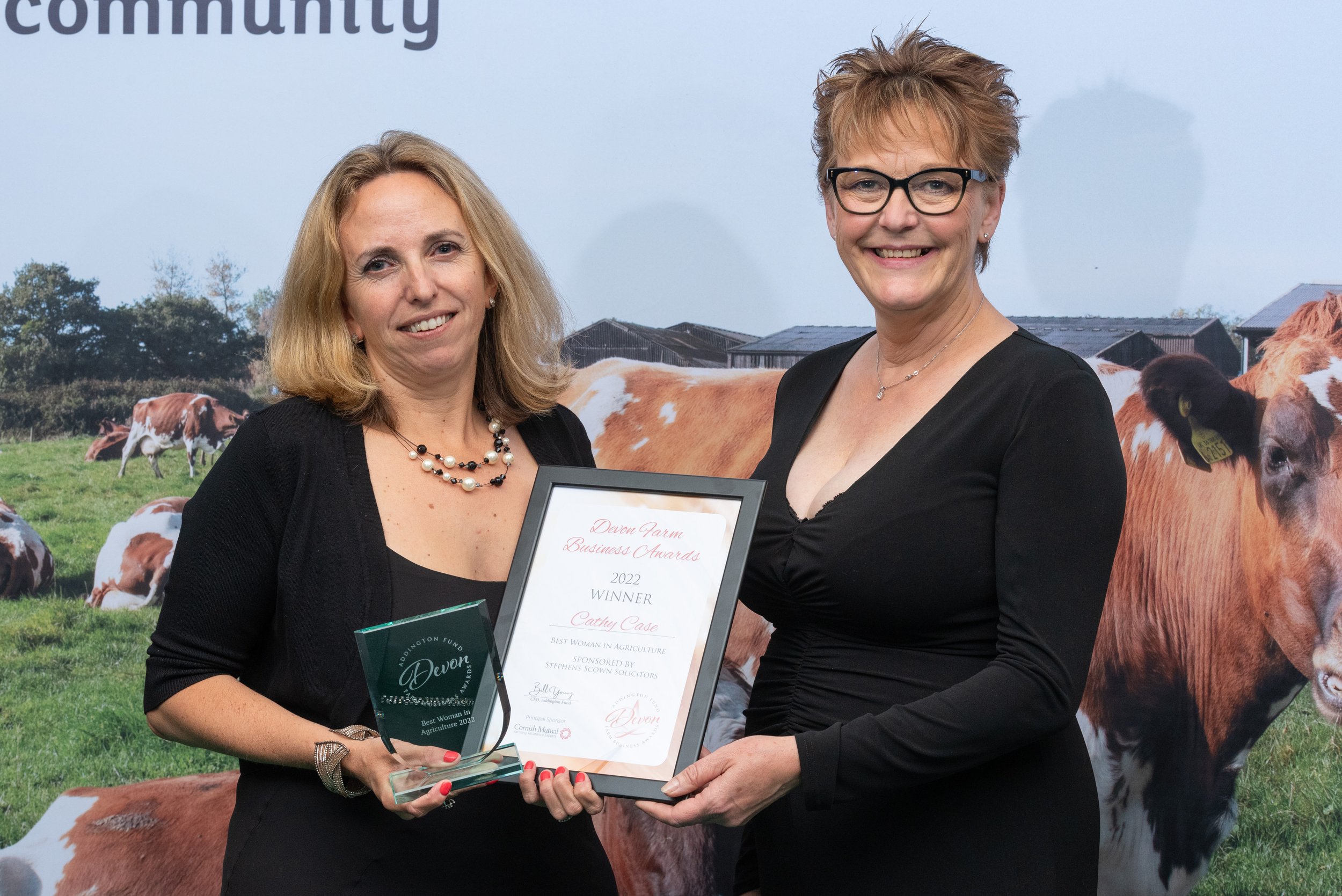 2 Cathy Case with Kate Theodophilis, Stephens Scown Solicitors for Best Woman in Agriculture.jpg