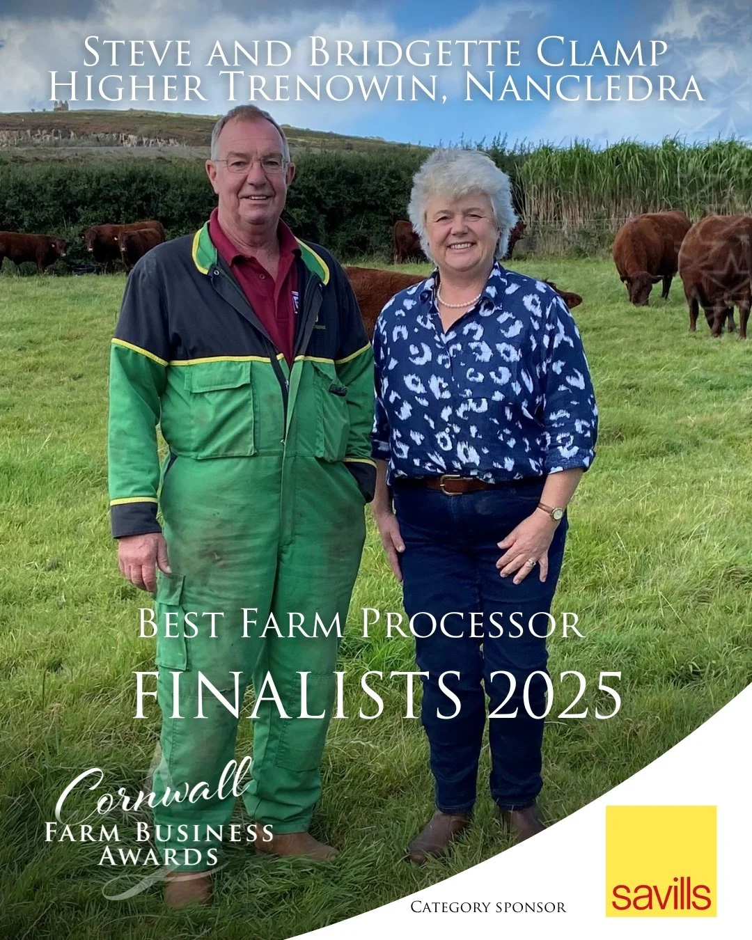 As we continue the countdown to the Cornwall Farm Business Awards, we are thrilled to reveal the finalists of our Best Farm Processor Award, proudly sponsored by @savills 🤩 

Our judges were looking for a consistent, reliable and a fully traceable s