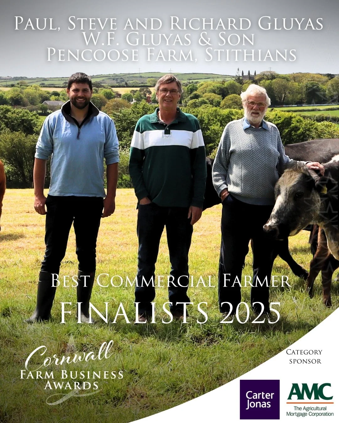 Here they are 🥳 Last but by no means least, our fantastic line up of finalists for the Best Commercial Farmer award! 🎉 This category is highlighting those that have gone a step above the rest using innovative ideas to create sustainable, successful