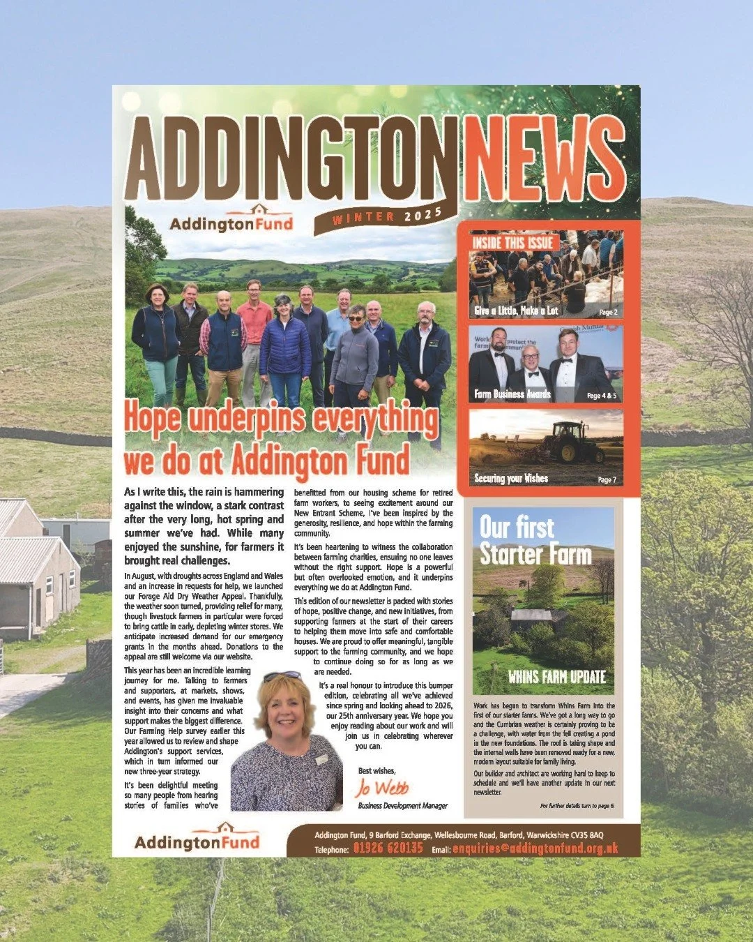 Storm Bram has made this week a tough one for many in our farming community &mdash; and as we head into the final stretch of the year, it&rsquo;s easy to feel overloaded. Winter can be challenging, but remember: Spring has never not sprung. And if yo