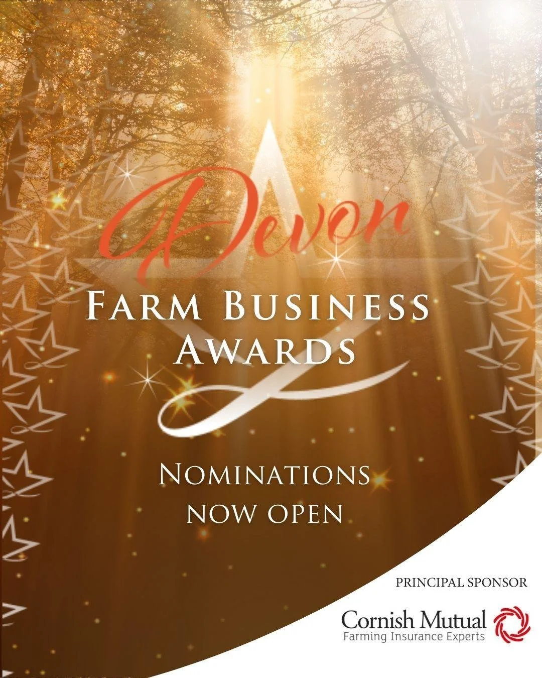 📢 Nominations for our Devon Farm Business Awards are now OPEN!

Do you know an amazing family run farm or a passionate young person with a progressive approach towards farming - then let us know!

Who do you think deserves to win this year? 🤔

👉 C