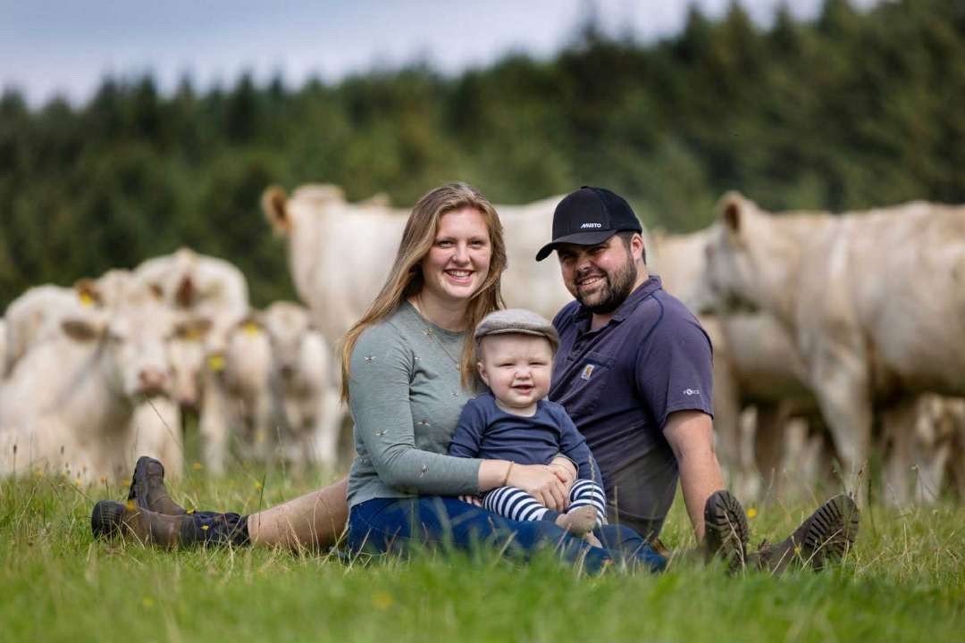 Richard and Becky Coaker, Runnage Farm 