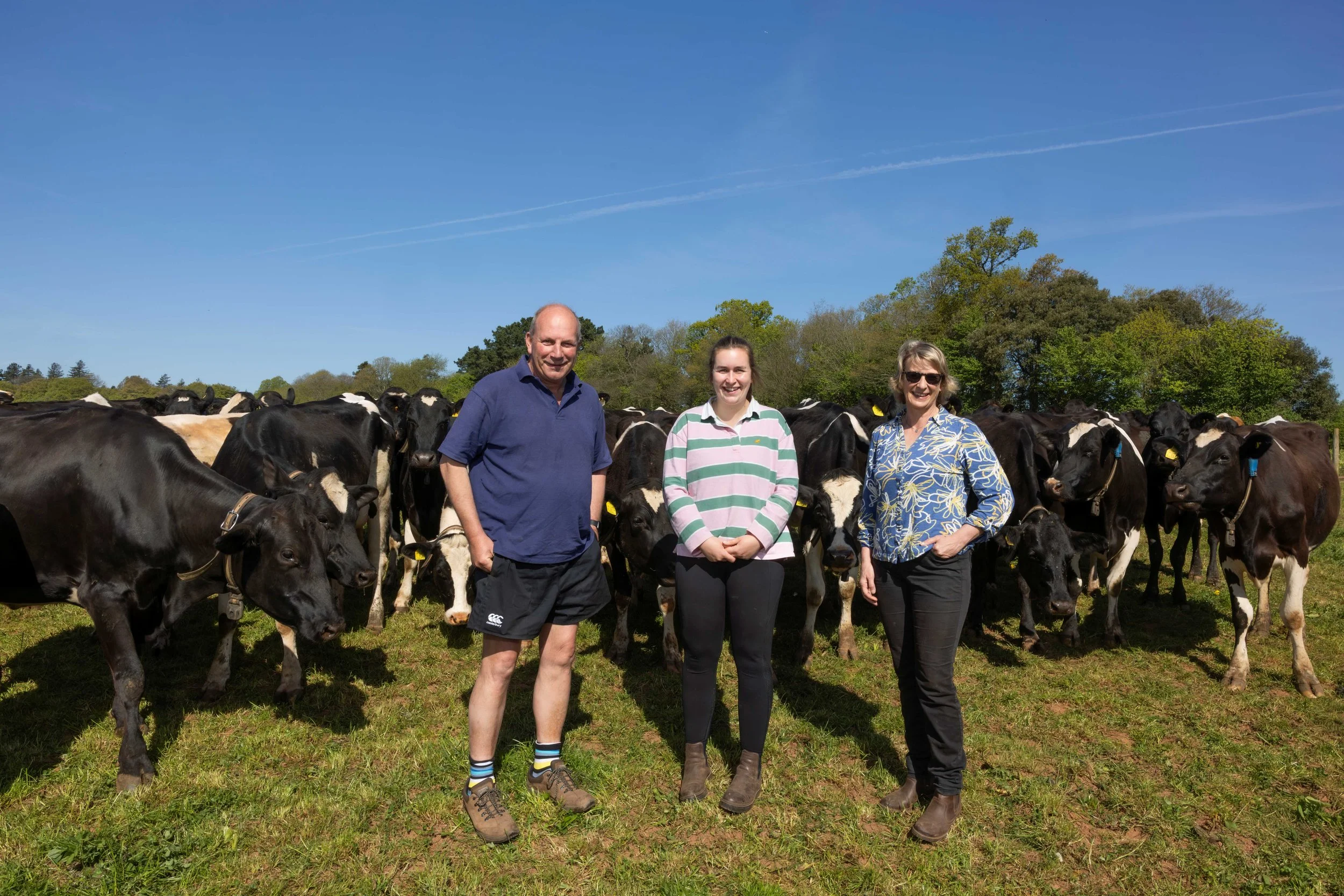 David, Mary and Katie Ackland, Francis Court Farm&nbsp;