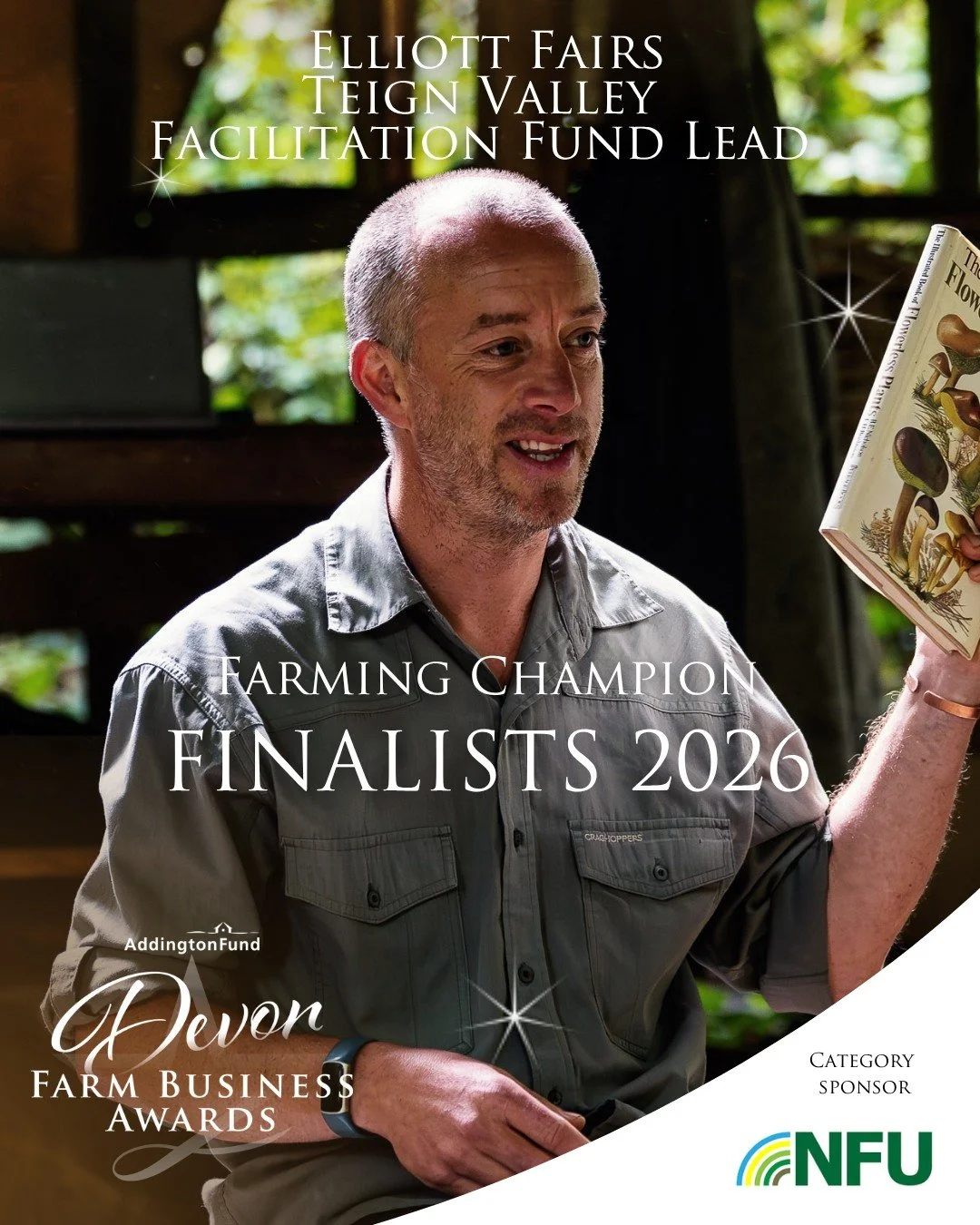 Finally, meet the finalists for our Farm Champion Award 🏆

✨ Elliott Fairs, Teign Valley Facilitation Fund Lead (📸 Louise Kear)
✨ Dick Sibley, West Ridge Veterinary Practice
✨ Trevor Wayborn, The Sheep Show

Each of these incredible finalists goes 