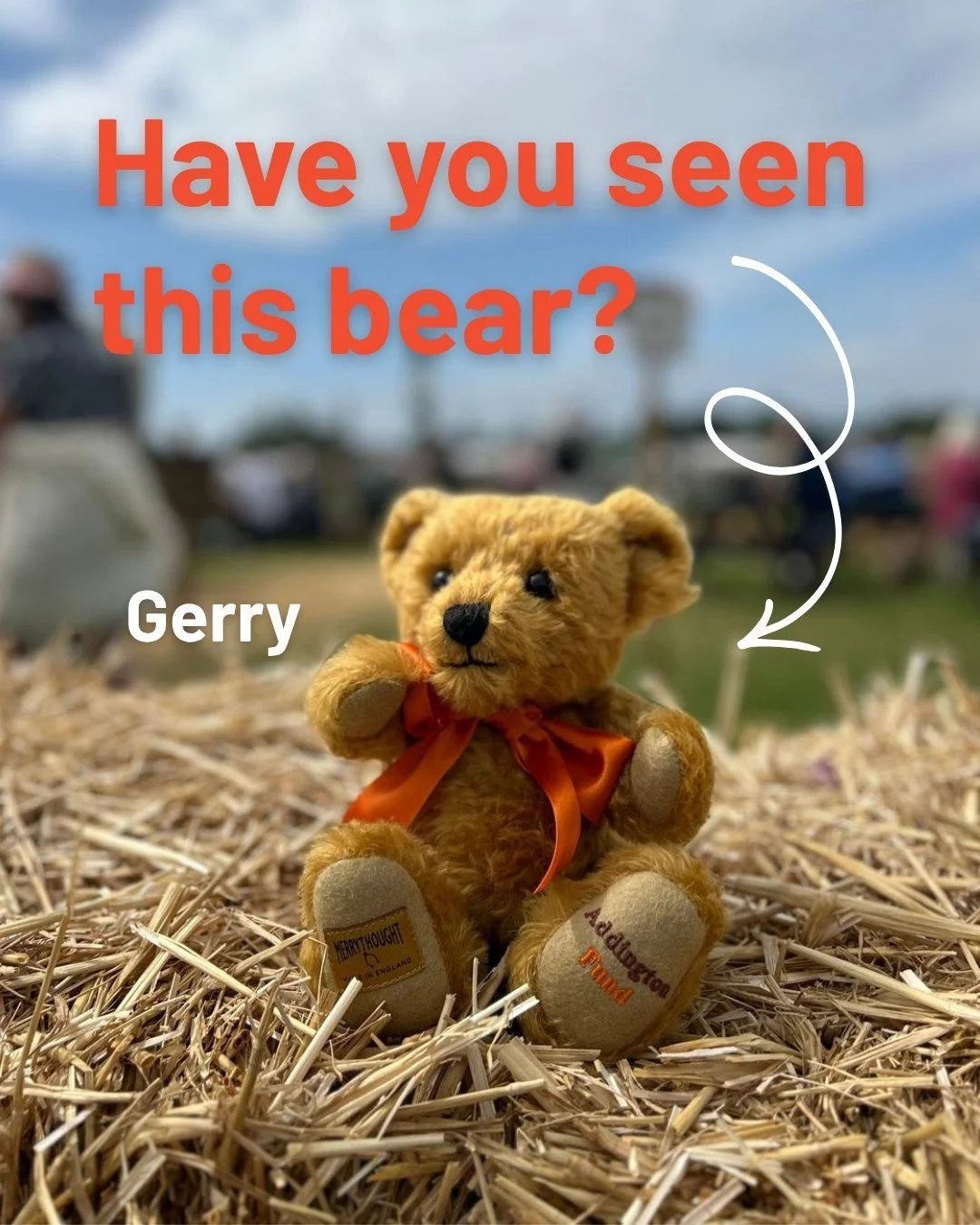 Have you spotted this bear? 🧸🔎

Gerry the Addington Fund Bear has been making his way around the shows and events this year, meeting supporters and helping us celebrate 25 years of Addington Fund.

🎟️ For your chance to win one of our limited-edit