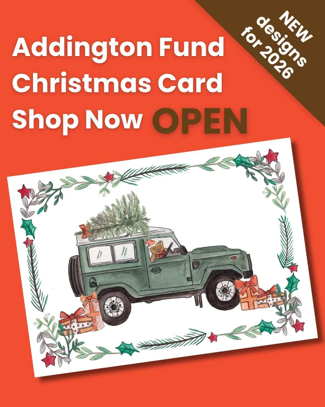 📣 Beep your horns &ndash; our Christmas Card Shop is now OPEN! 🎄🎅

Make sure you grab yourself a couple of packs to send to your loved ones in plenty of time for the big day! 💌

This year, we&rsquo;ve teamed up with @doodlinglucy5  once again to 