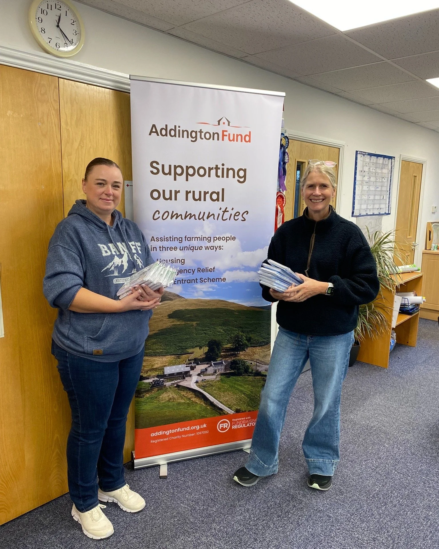 🎄 A huge thank you to Donna and Julie from @nfu_mutual, who are in the Addington Fund office today helping us get our Christmas cards packed and ready to go! 🧡

We&rsquo;re so grateful to have wonderful volunteers like Donna and Julie, and supporti