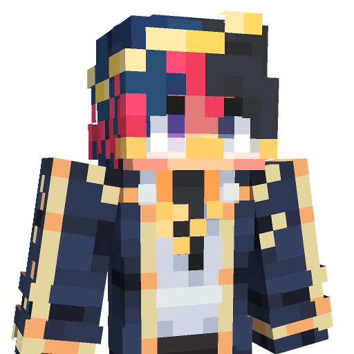 A torso photo of ThatDarkPhoenix’s Minecraft skin.