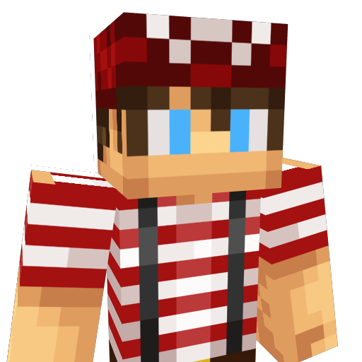 A torso photo of ManWithRaft’s Minecraft skin.