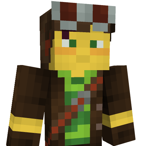 A torso photo of Madraver’s Minecraft skin.