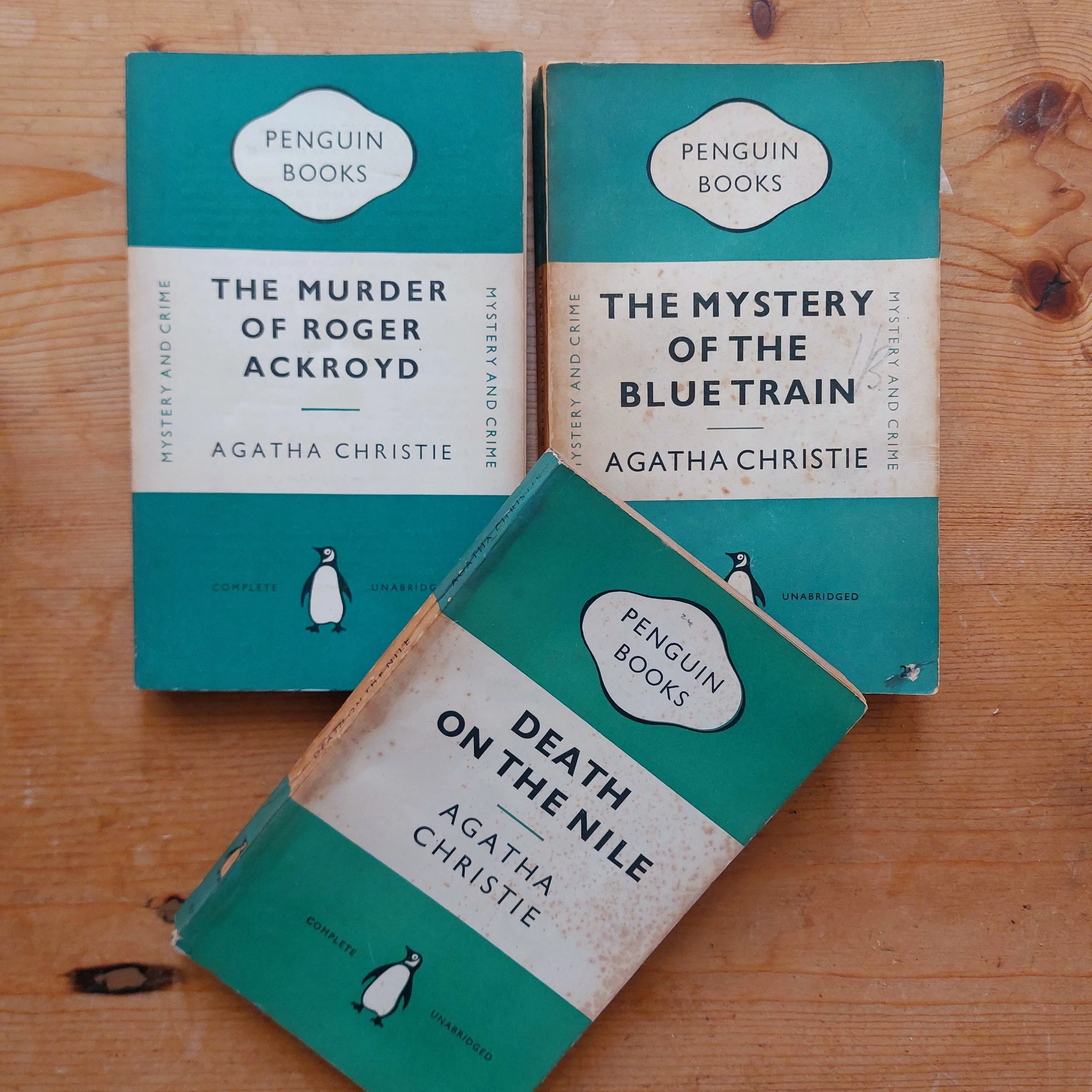 Agatha Christie Vintage Mystery & Crime Book Bundle