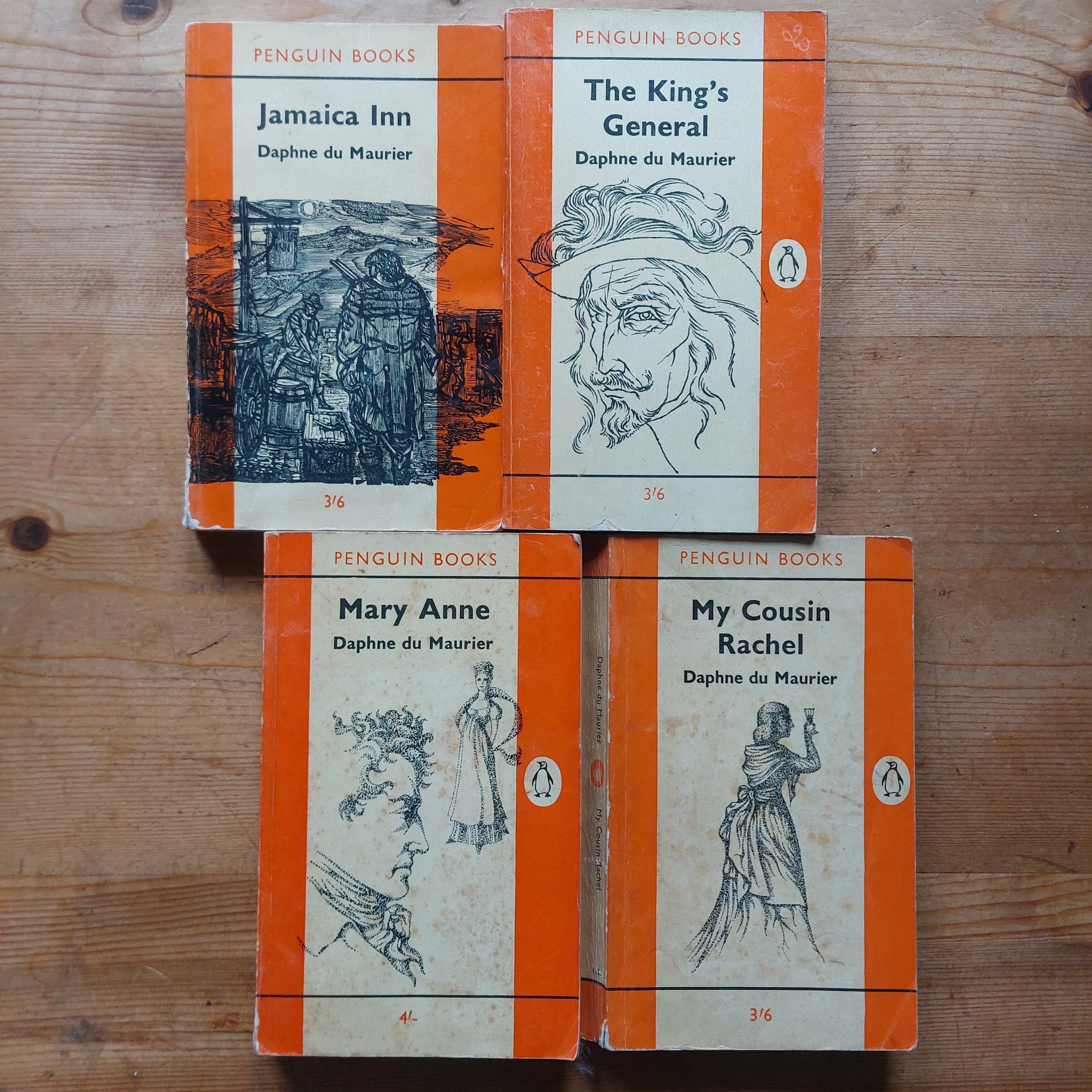 Daphne Du Maurier Vintage Penguin Fiction Bundle