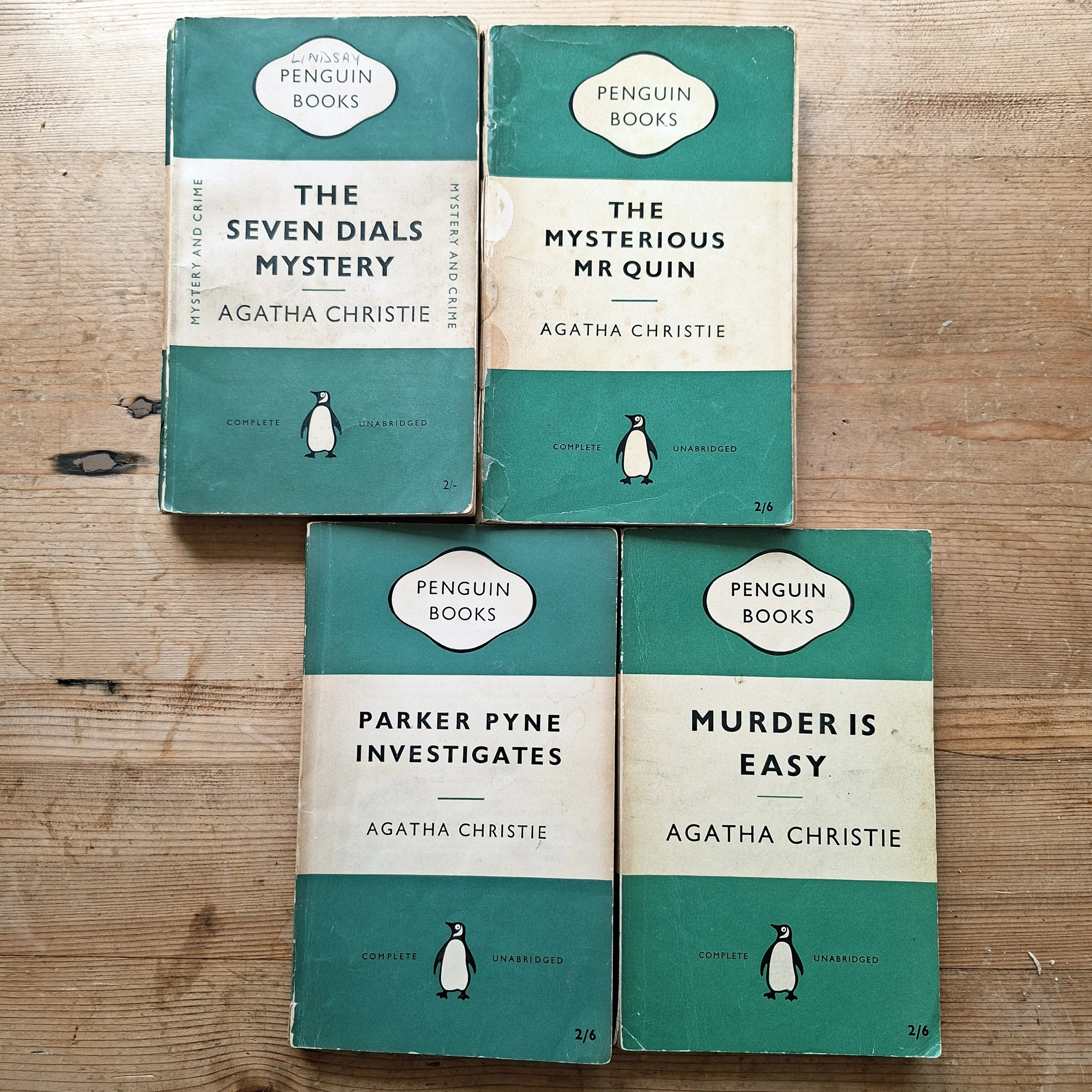 Agatha Christie Vintage Mystery Crime Fiction Bundle