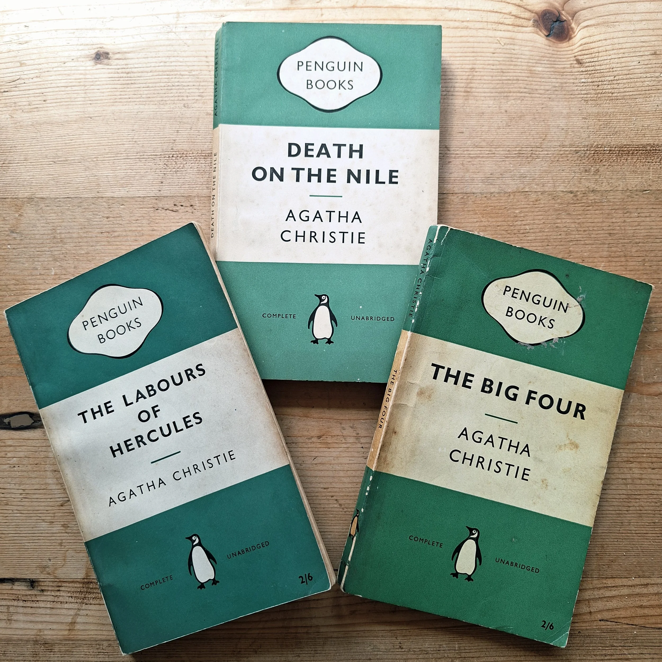 Agatha Christie's Poirot Vintage Mystery Crime Fiction Bundle