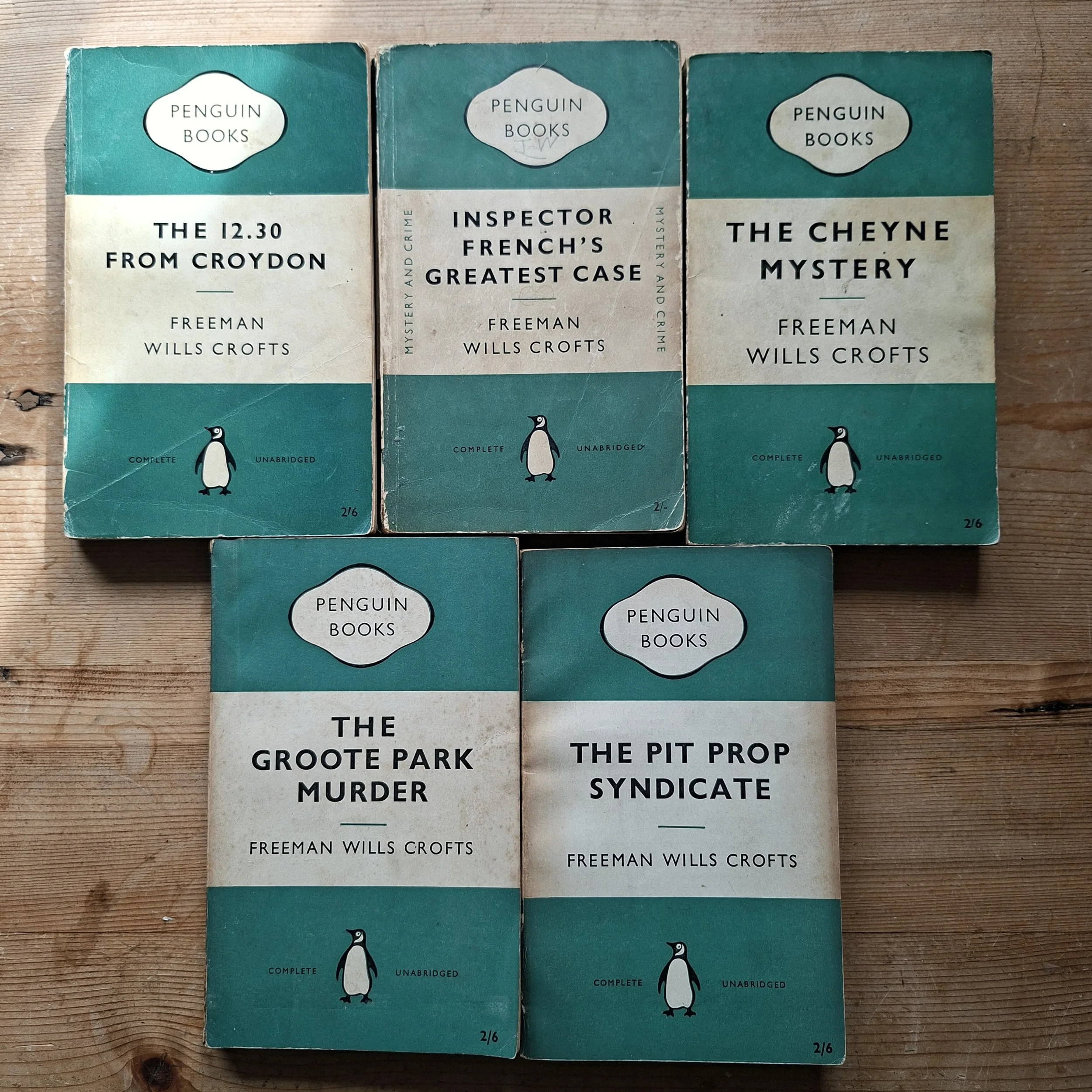 Freeman Wills Crofts Inspector French Vintage Mystery Crime Fiction Bundle