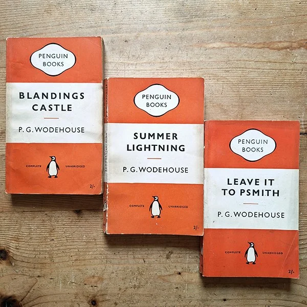 P.G. Wodehouse Blandings Castle Vintage Penguin Book Bundle