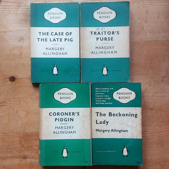 Margery Allingham Vintage Mystery Crime Fiction Bundle
