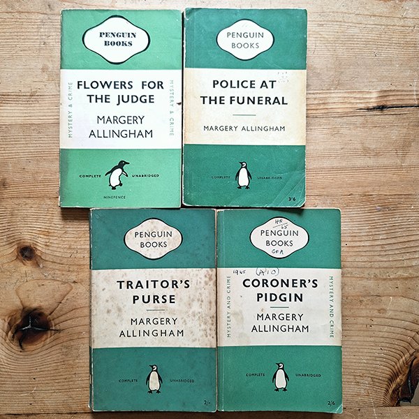 Margery Allingham Vintage Mystery Crime Fiction Bundle