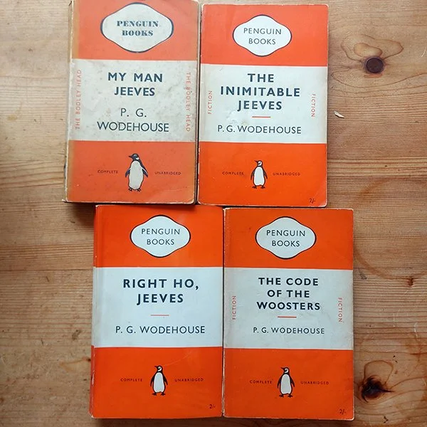 P.G. Wodehouse Jeeves & Wooster Vintage Penguin Fiction Book Bundle