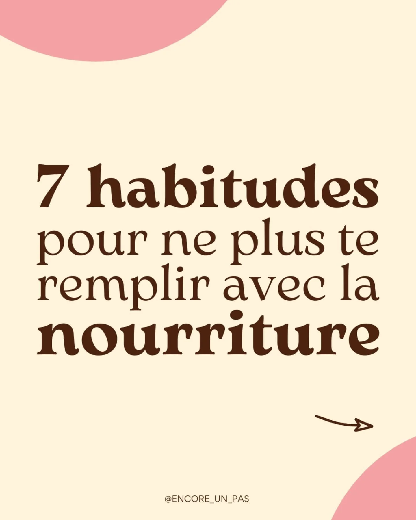 Comment mettre en place ces habitudes
pour stopper la suralimentation automatique ? ⬇️

👉🏼 Inutile de tout changer du jour au lendemain !

Cela peut prendre du temps de comprendre ce qui
t&rsquo;aide &agrave; te sentir serein.e face &agrave; la nou