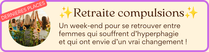 Retraite compulsions hyperphagie