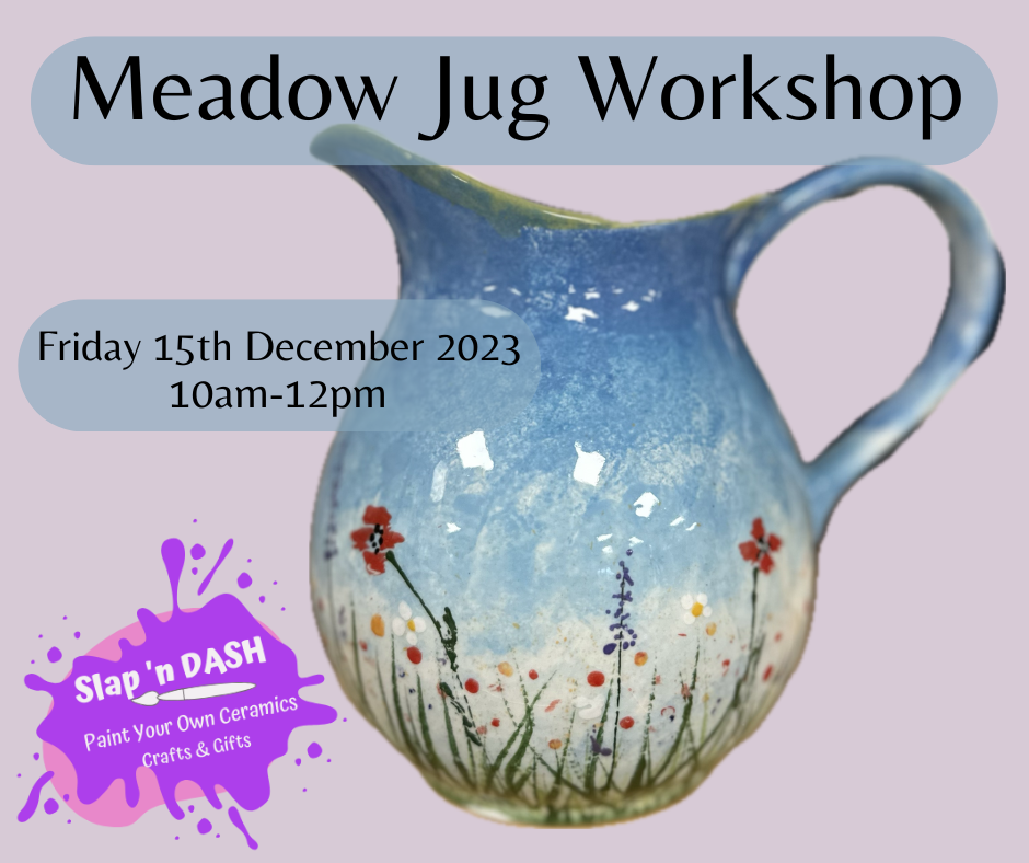 Pottery Painting Workshop - Meadow Jug