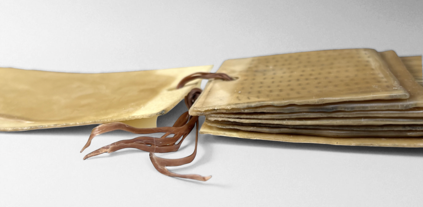 An Abridged History of the Story of Writing (etched book)