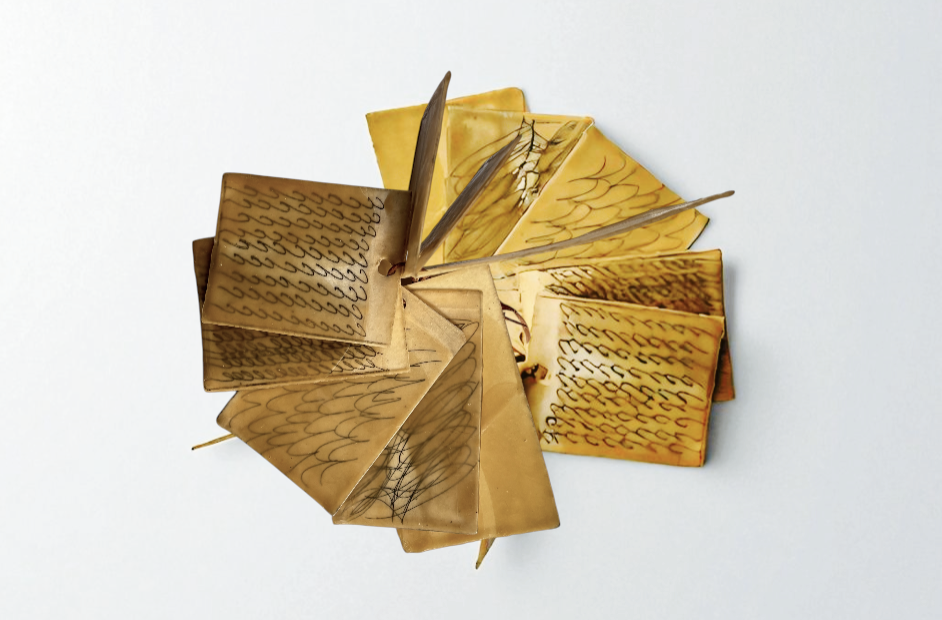An Abridged History of the Story of Writing (etched book)