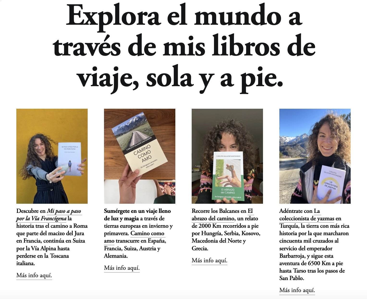 Libros de mujer viajera sola y a pie