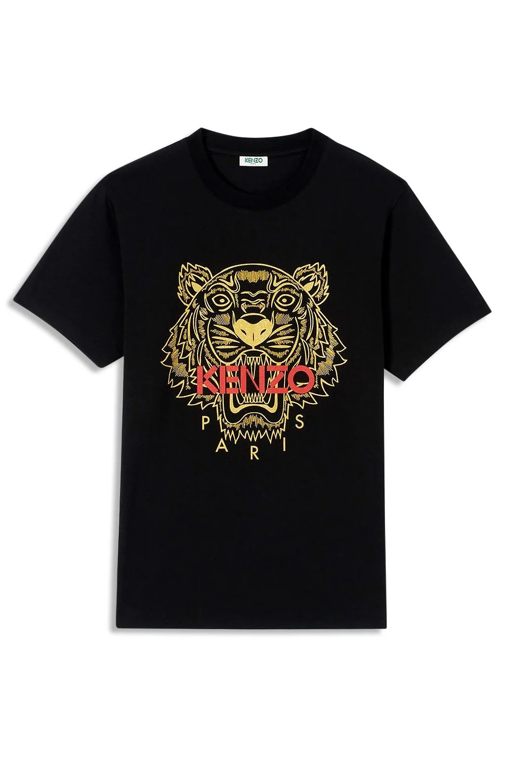 kenzo black t shirt tiger
