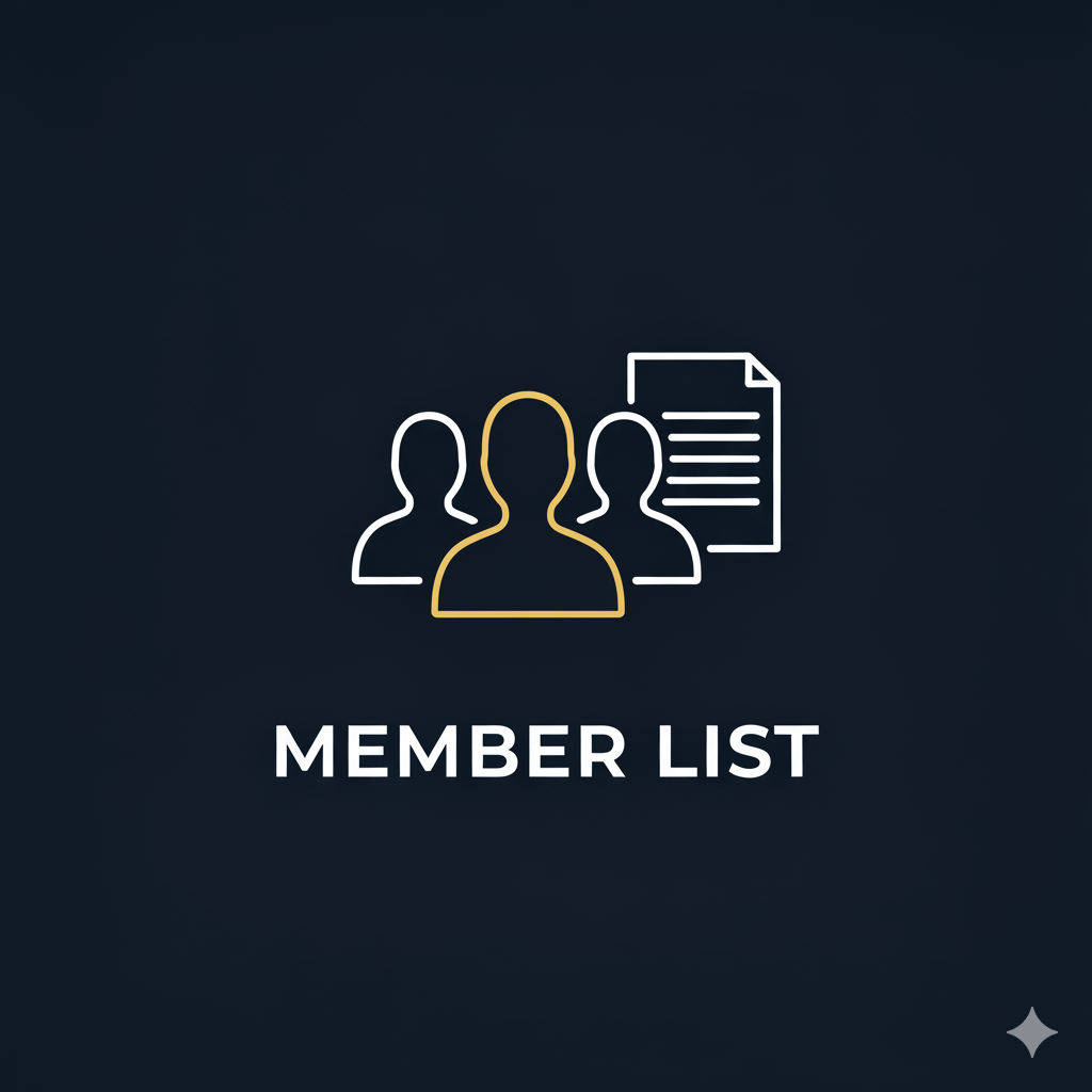 2023-2025 Member List
