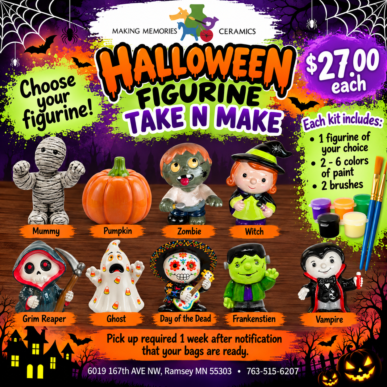 Halloween Take-N-Make Bags