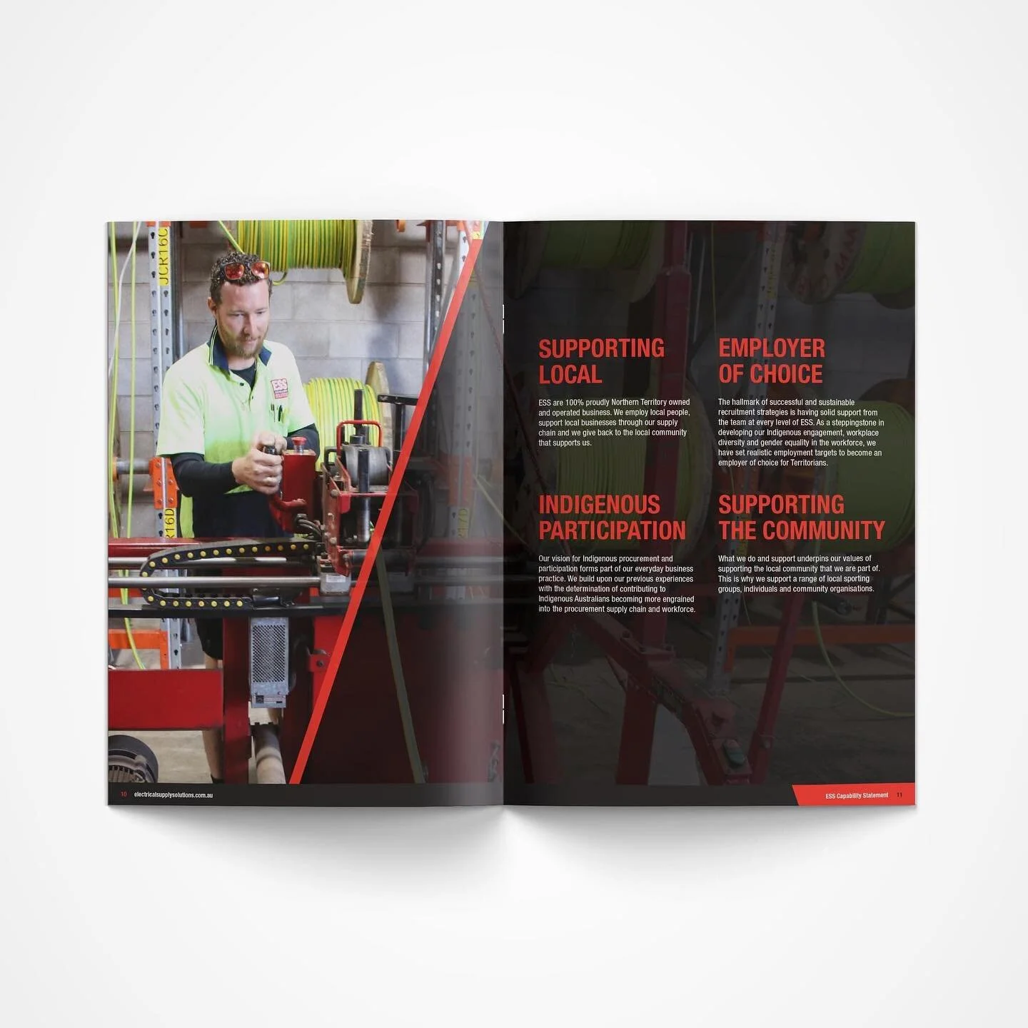 ESS Electrical Supply Solutions company policy pages