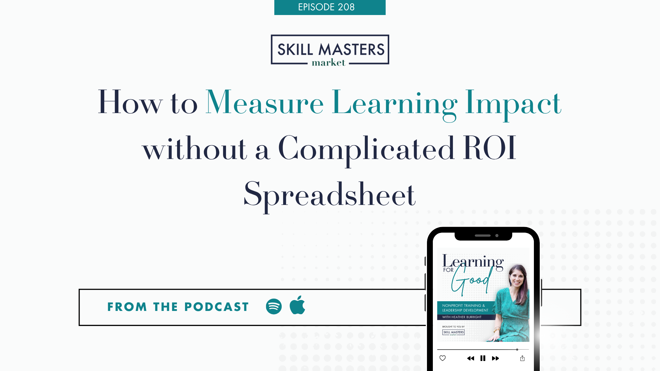 What evidence can I look for to prove learning impact?